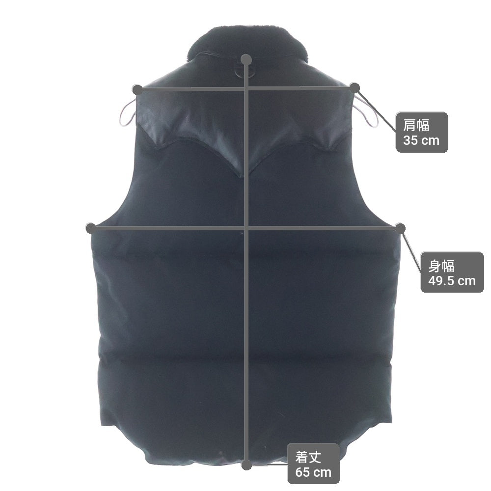 ROCKY MOUNTAIN(ロッキーマウンテン) ×BRIEFING ×BEAMS Christy Vest クリスティベスト ブリーフィング ビームス クリスティーダウンベスト ブラック 290-172-02