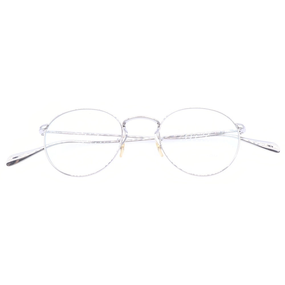 OLIVER PEOPLES(オリバーピープルズ) Coleridge コールリッジ ボストンシェイプ メタルフレーム サングラス アイウェア 眼鏡 シルバー OV1186 5036