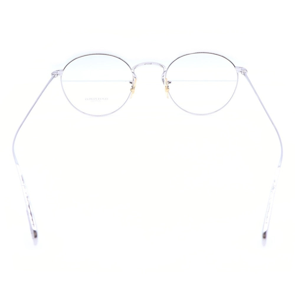 OLIVER PEOPLES(オリバーピープルズ) Coleridge コールリッジ ボストンシェイプ メタルフレーム サングラス アイウェア 眼鏡 シルバー OV1186 5036