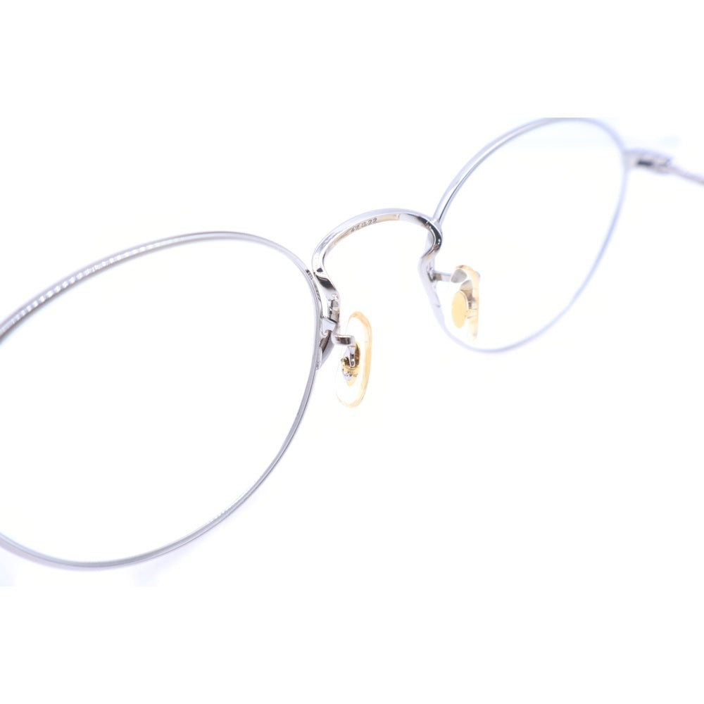 OLIVER PEOPLES(オリバーピープルズ) Coleridge コールリッジ ボストンシェイプ メタルフレーム サングラス アイウェア 眼鏡 シルバー OV1186 5036