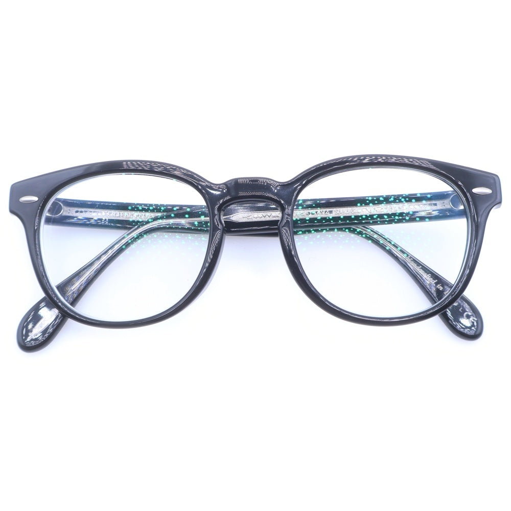 OLIVER PEOPLES(オリバーピープルズ) Sheldrake シェルドレイク ロゴ刻印 ラウンドフレーム サングラス アイウェア 眼鏡 ブラック OV5036A 1492