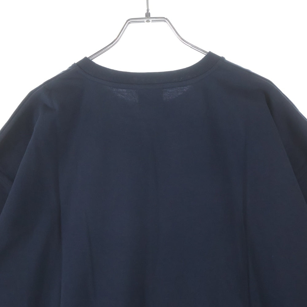 WTAPS(ダブルタップス) 25SS HG SS COTTON ロゴプリント クルーネック 半袖Tシャツ カットソー ネイビー 251ATDT-STM07S