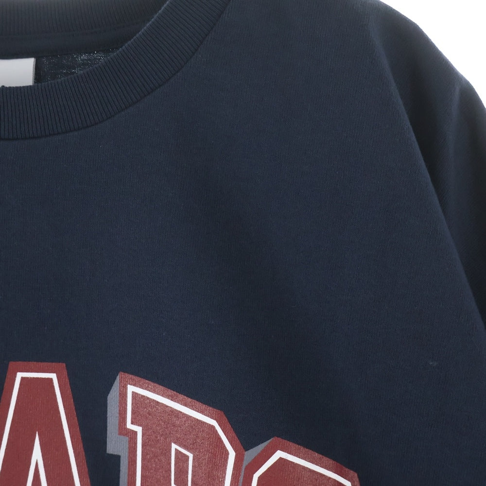 WTAPS(ダブルタップス) 25SS HG SS COTTON ロゴプリント クルーネック 半袖Tシャツ カットソー ネイビー 251ATDT-STM07S
