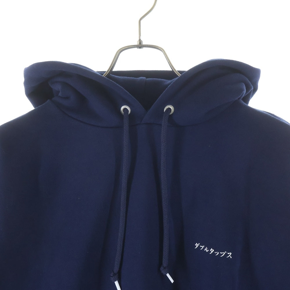 WTAPS(ダブルタップス) 25AW MON HOODY COTTON 両面プリント スウェット プルオーバーパーカー ネイビー 252ATDT-HPM03S