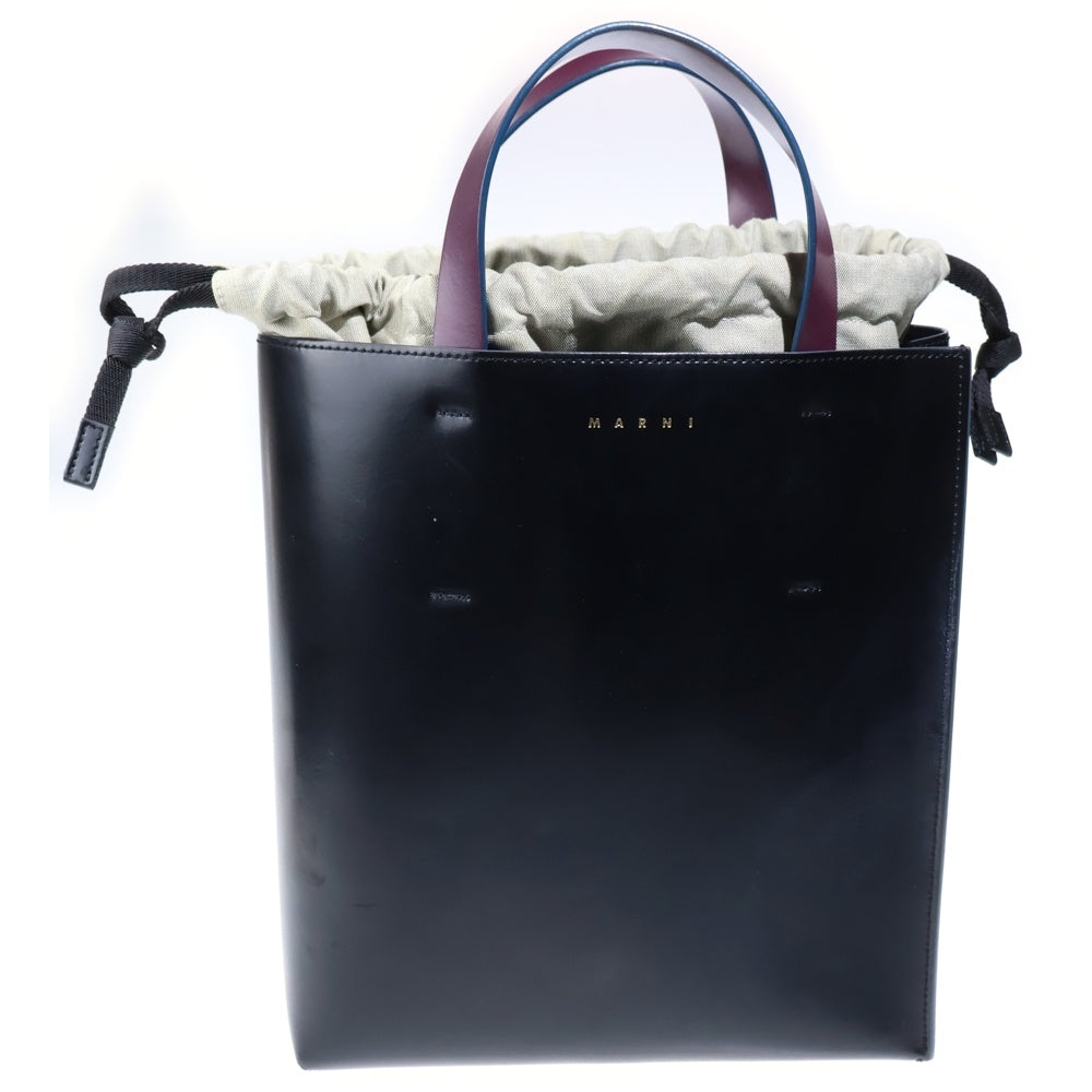 MARNI(マルニ) MUSEO ミュゼオ 2WAY レザー ショルダーバッグ ハンドバッグ ブラック SHMPV01TY0LV639