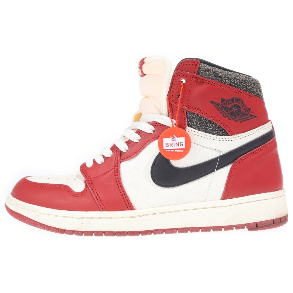 NIKE(ナイキ) AIR JORDAN 1 HIGH OG CHICAGO LOST & FOUND エアジョーダン1 ロストアンドファウンド ハイカットスニーカー ホワイト/レッド US9.5/27.5cm DZ5485-612