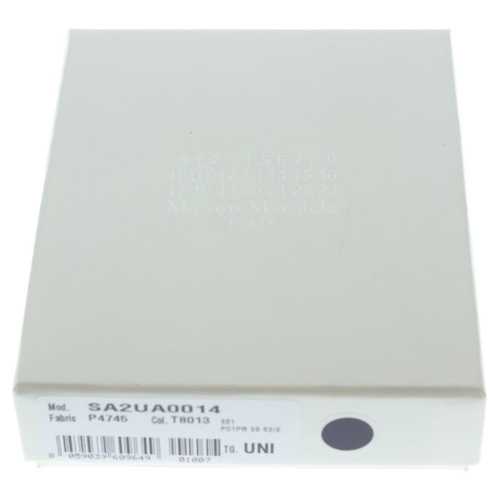 Maison Margiela(メゾンマルジェラ) 4ステッチ カーフレザー キーリング ブラック SA2UA0014 P4745 T8013 レディース
