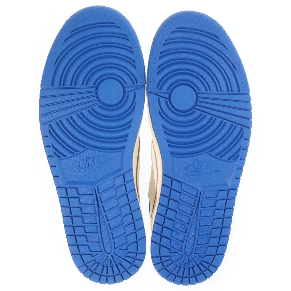 NIKE(ナイキ) ×TRAVIS SCOTT FRAGMENT DESIGN AIR JORDAN 1 LOW OG SP エアジョーダン1 ローカットスニーカー ブルー/ブラック/ホワイト US9.5/27.5cm DM7866-140