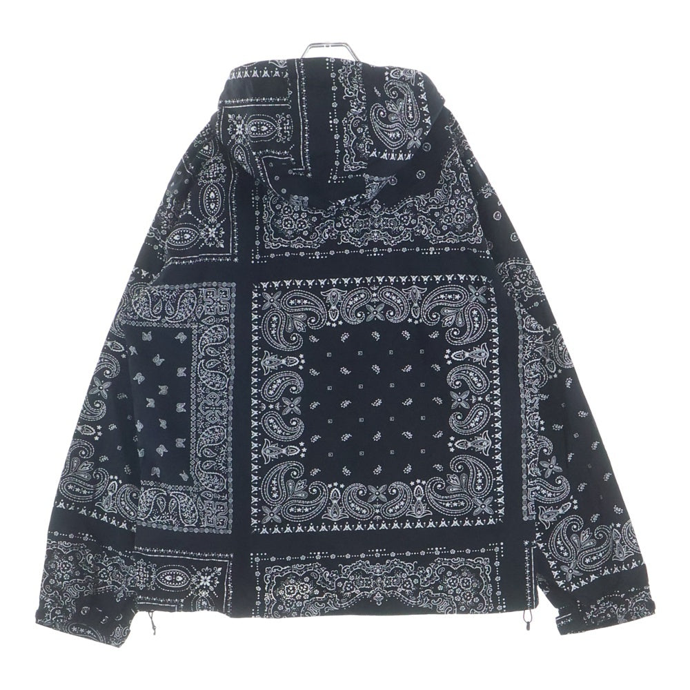 F.C.R.B./F.C.Real Bristol/FCRB(エフシーアールビー/エフシーレアルブリストル) 26SS BANDANA NYLON HOODED BLOUSON バンダナ フーデッドナイロンジャケット ブラック FCRB-260036