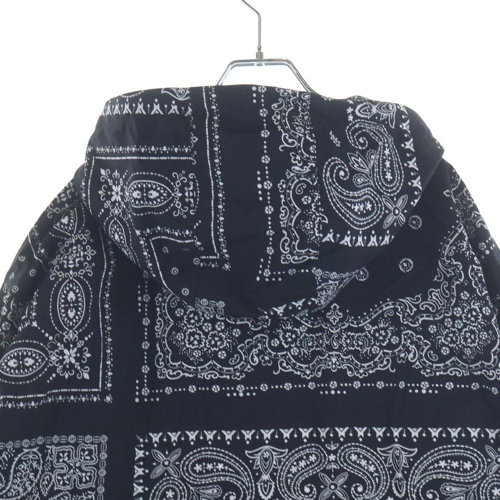 F.C.R.B./F.C.Real Bristol/FCRB(エフシーアールビー/エフシーレアルブリストル) 26SS BANDANA NYLON HOODED BLOUSON バンダナ フーデッドナイロンジャケット ブラック FCRB-260036