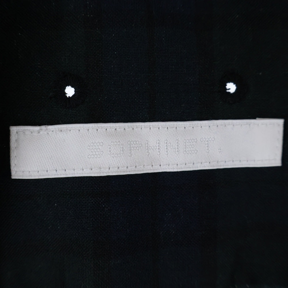 SOPHNET.(ソフネット) 26SS TROPICAL CHECK RELAX-FIT SHIRT トロピカル リラックスフィット 長袖チェックシャツ グリーン SPNT-260028