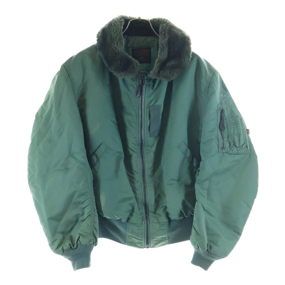 ALPHA INDUSTRIES(アルファ インダストリーズ) B15D MIL-J-6251B 復刻 襟ボア フライト ボンバージャケット カーキ