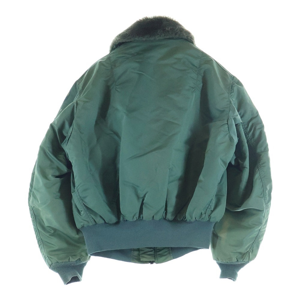 ALPHA INDUSTRIES(アルファ インダストリーズ) B15D MIL-J-6251B 復刻 襟ボア フライト ボンバージャケット カーキ