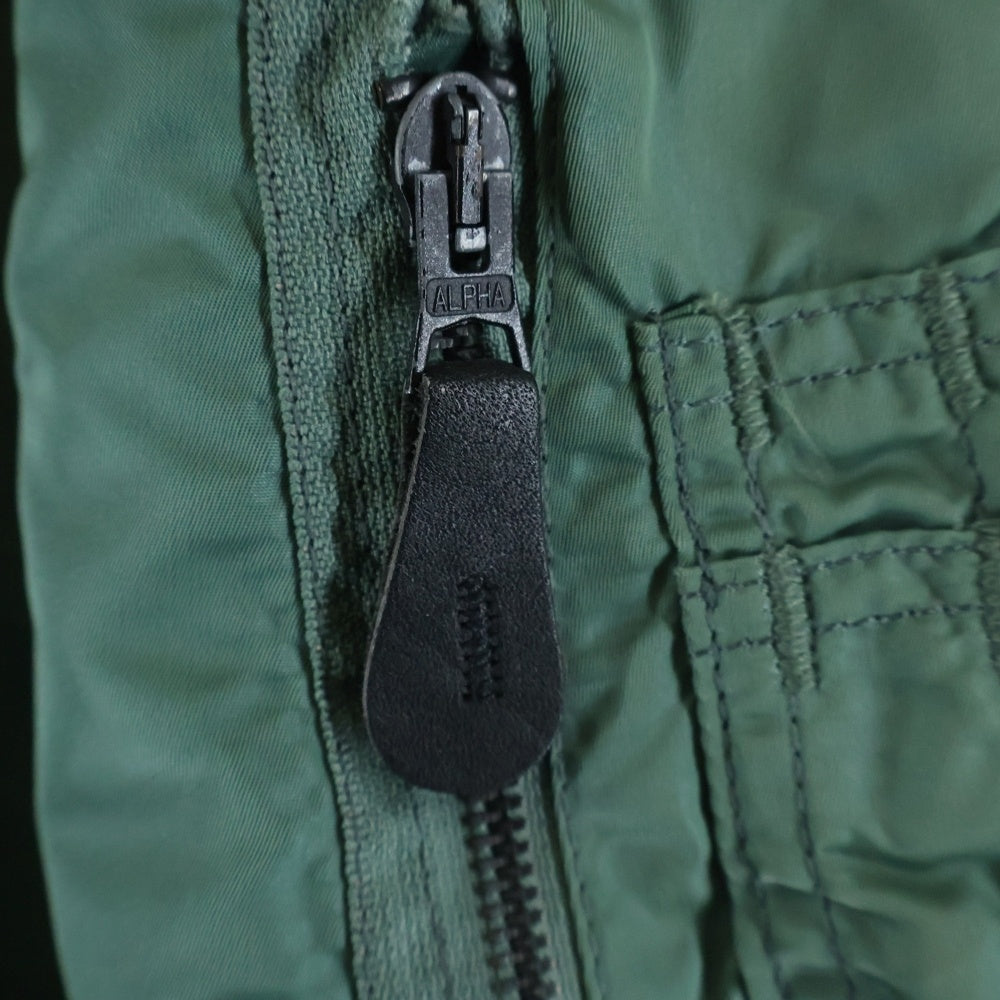 ALPHA INDUSTRIES(アルファ インダストリーズ) B15D MIL-J-6251B 復刻 襟ボア フライト ボンバージャケット カーキ