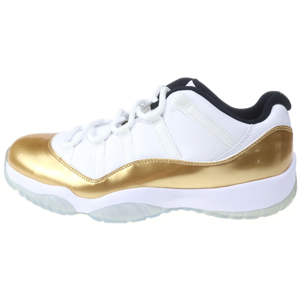 NIKE(ナイキ) AIR JORDAN 11 RETRO LOW CLOSING CEREMONY エアジョーダン11 クロージングセレモニー ローカットスニーカー ホワイト/ゴールド US13/31cm 528895-103