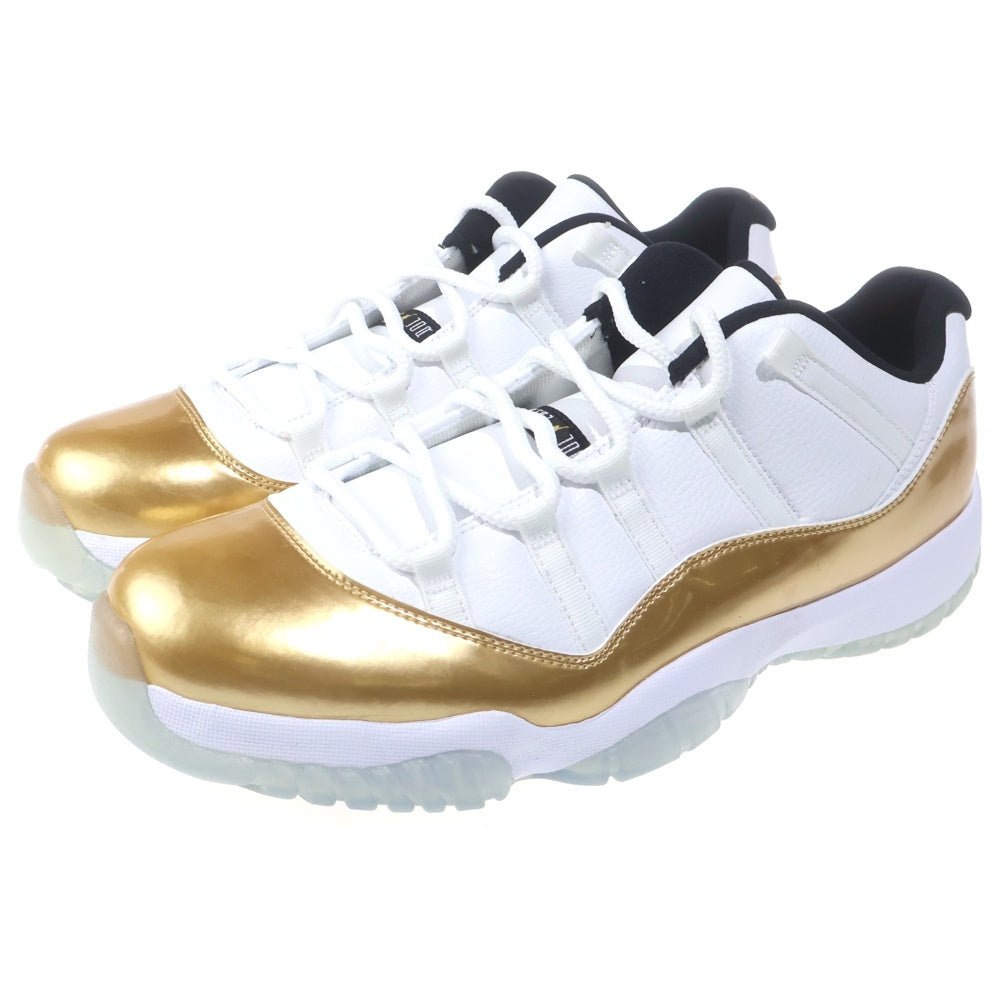 NIKE(ナイキ) AIR JORDAN 11 RETRO LOW CLOSING CEREMONY エアジョーダン11 クロージングセレモニー ローカットスニーカー ホワイト/ゴールド US13/31cm 528895-103