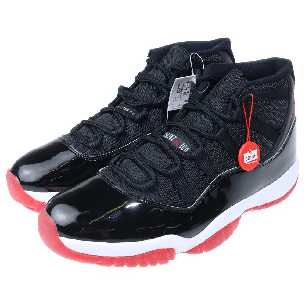 NIKE(ナイキ) AIR JORDAN 11 RETRO BRED エアジョーダン11 レトロ ブレッド ハイカットスニーカー ブラック/レッド US13/31cm 378037-061