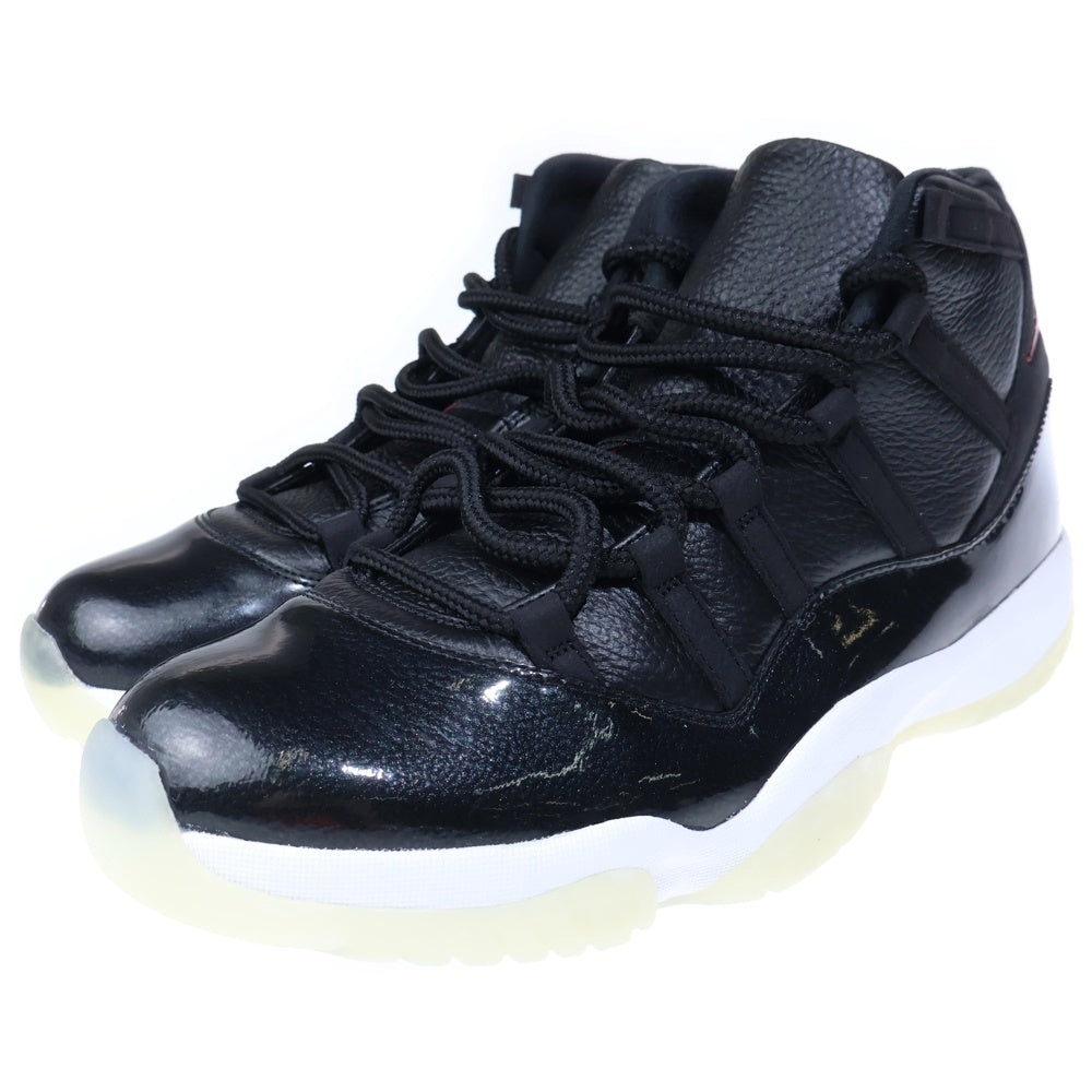 NIKE(ナイキ) 【観賞用 2015年製】 AIR JORDAN 11 RETRO 72-10 エアジョーダン11 レトロ ハイカットスニーカー ブラック US13/31cm 378037-002