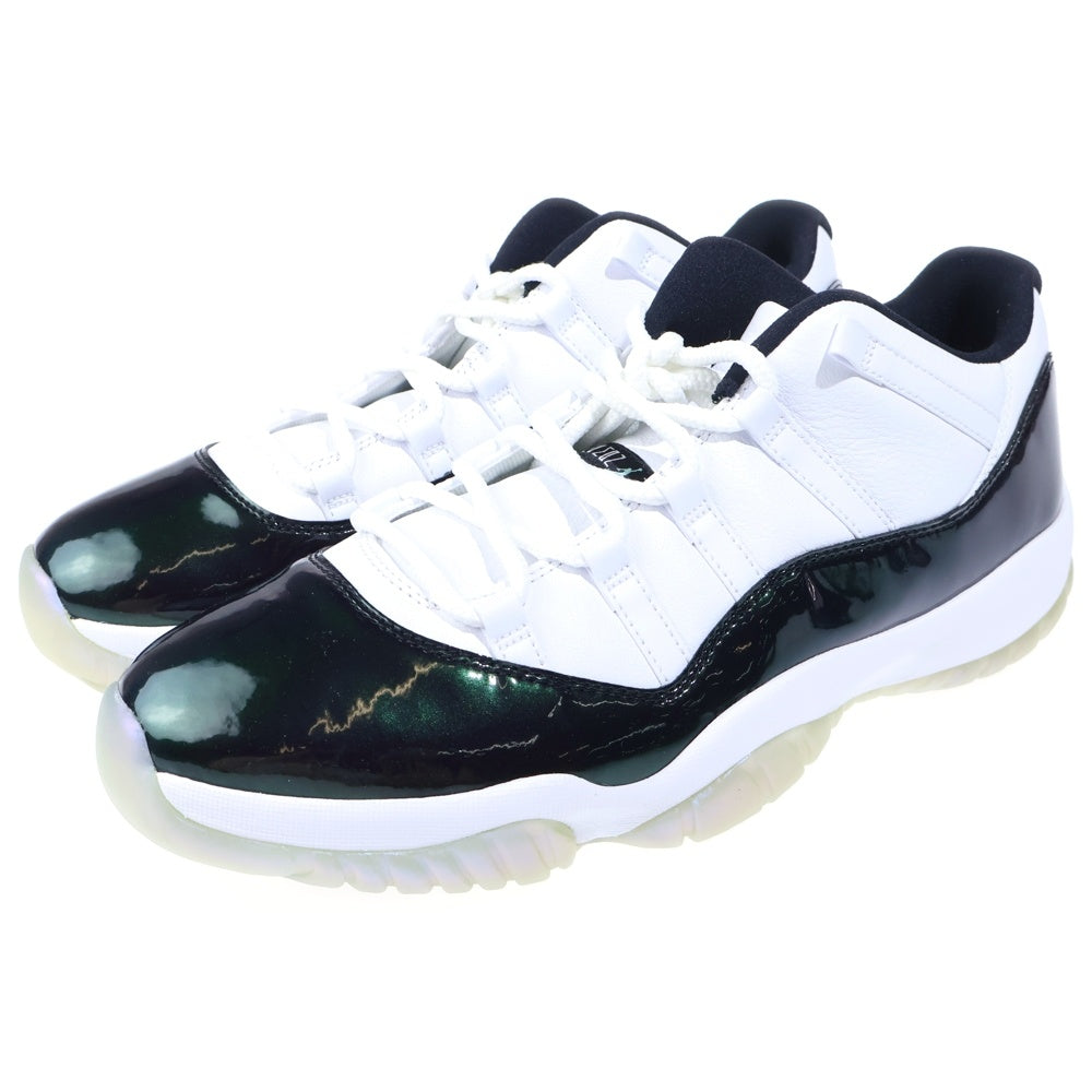 NIKE(ナイキ) AIR JORDAN 11 RETRO LOW IRIDESCENT エアジョーダン11 レトロ イリディセント ローカットスニーカー ホワイト/ブラック US13/31cm 528895-145