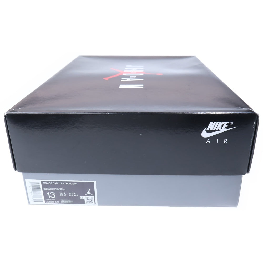 NIKE(ナイキ) AIR JORDAN 11 RETRO LOW 72-10 エアジョーダン11 レトロ ローカットスニーカー ブラック US13/31cm AV2187-001