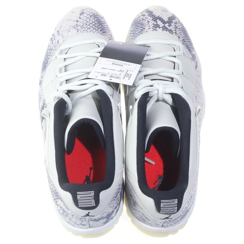 NIKE(ナイキ) AIR JORDAN 11 LOW SNAKESKIN エアジョーダン11 スネークスキン ローカットスニーカー ベージュ US13/31cm CD6846-002
