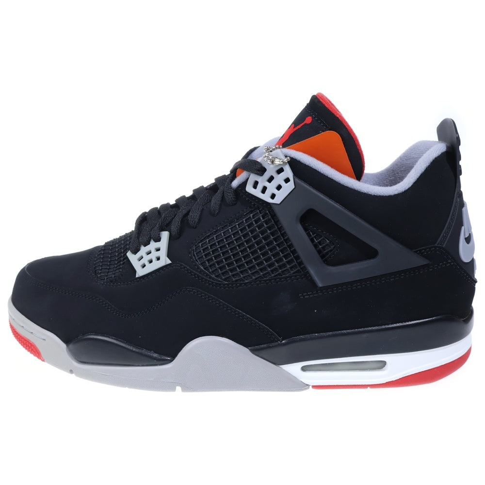NIKE(ナイキ) AIR JORDAN 4 RETRO BRED エアジョーダン4 レトロ ブレッド ハイカットスニーカー ブラック US13/31cm 308497-060