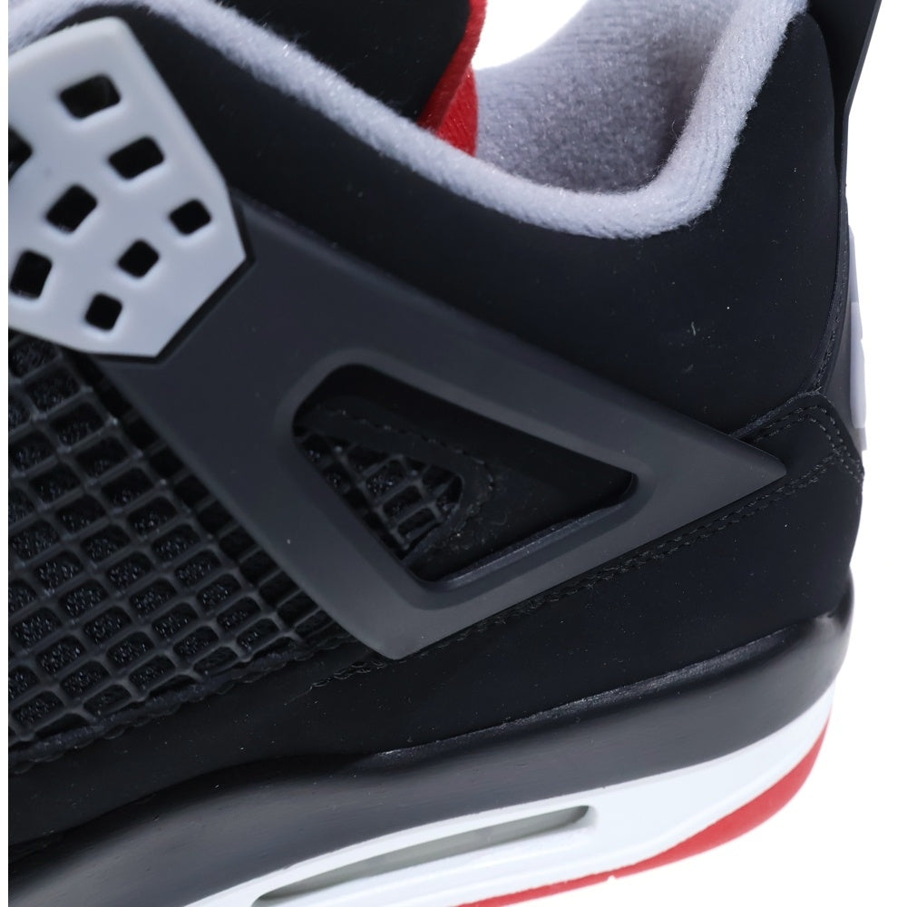 NIKE(ナイキ) AIR JORDAN 4 RETRO BRED エアジョーダン4 レトロ ブレッド ハイカットスニーカー ブラック US13/31cm 308497-060