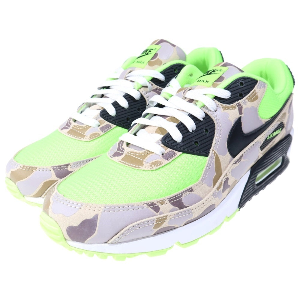 NIKE(ナイキ) AIR MAX 90 GREEN CAMO エアマックス90 グリーンカモ ローカットスニーカー ブラウン/グリーン US12/30cm CW4039-300