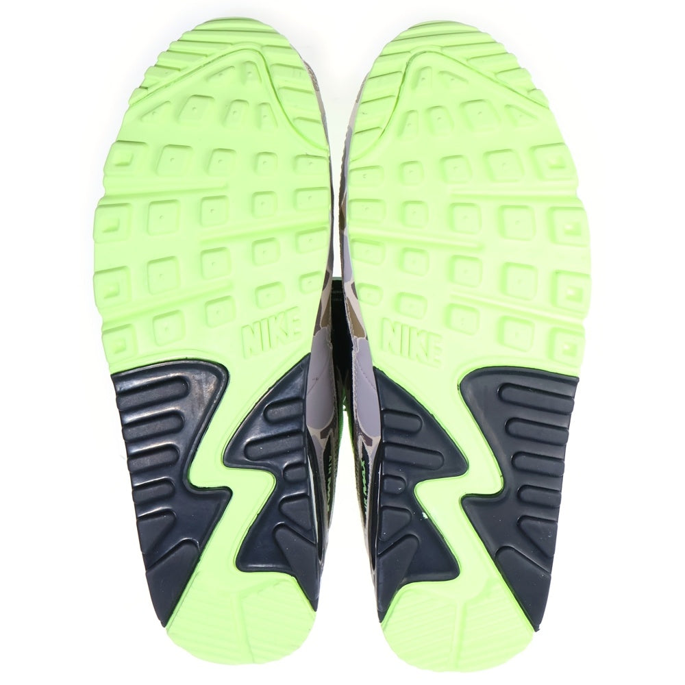 NIKE(ナイキ) AIR MAX 90 GREEN CAMO エアマックス90 グリーンカモ ローカットスニーカー ブラウン/グリーン US12/30cm CW4039-300