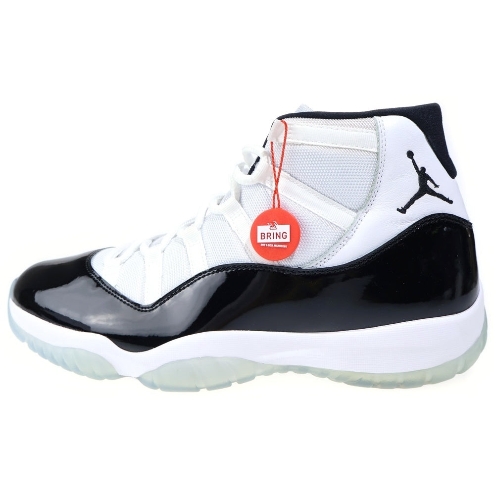 NIKE(ナイキ) AIR JORDAN 11 RETRO CONCORD エアジョーダン 11 レトロ コンコルド ハイカットスニーカー ブラック/ホワイト US13/31cm 378037-100