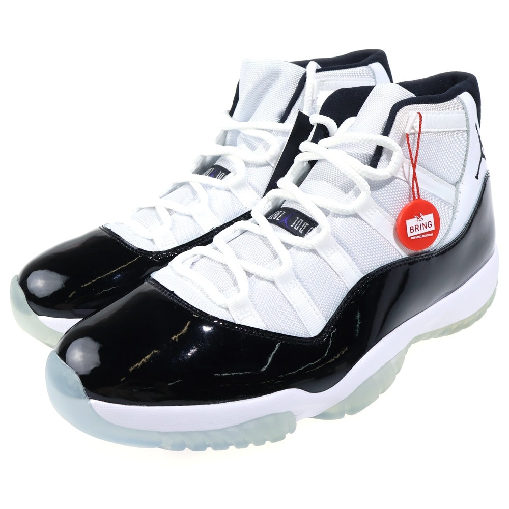 NIKE(ナイキ) AIR JORDAN 11 RETRO CONCORD エアジョーダン 11 レトロ コンコルド ハイカットスニーカー ブラック/ホワイト US13/31cm 378037-100