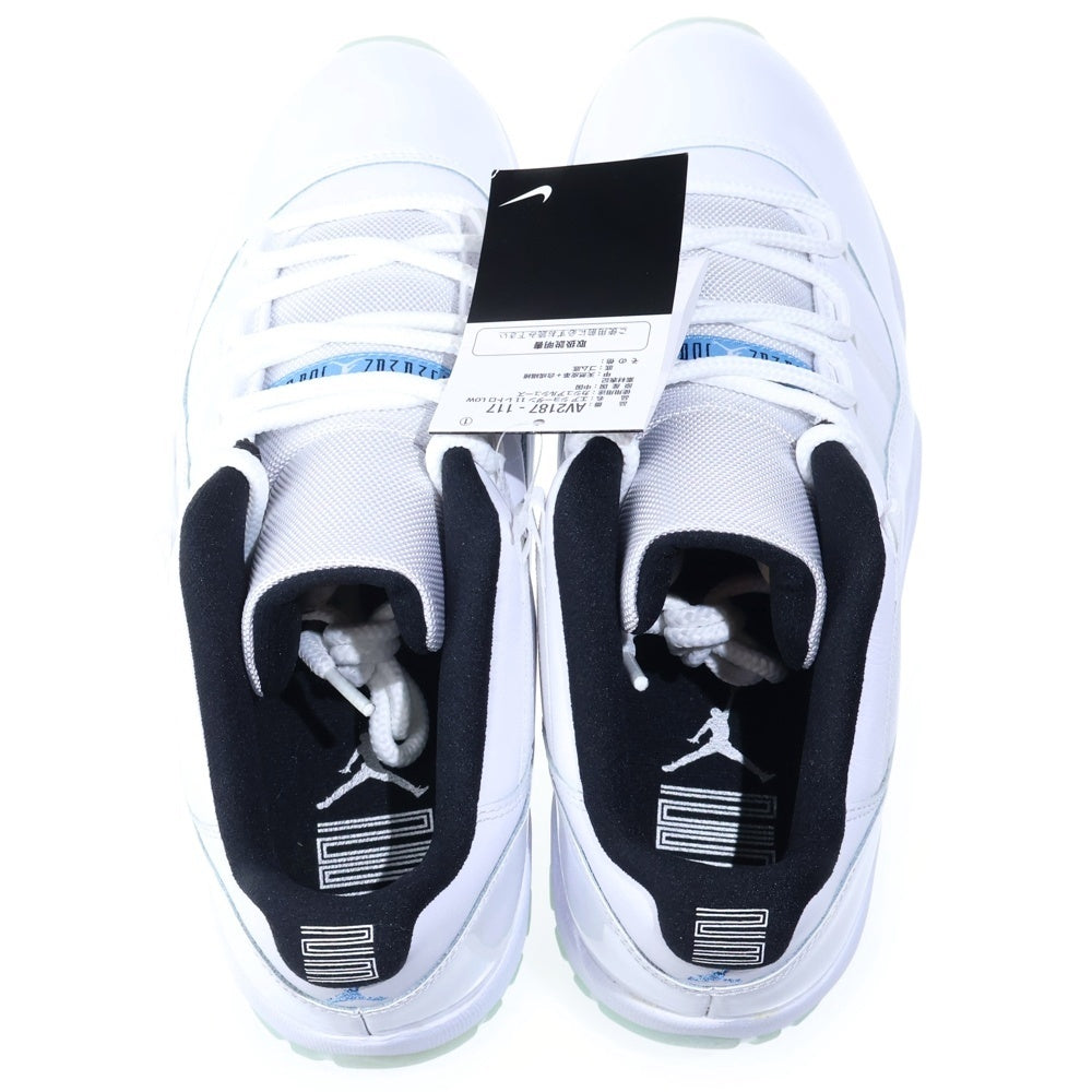 NIKE(ナイキ) AIR JORDAN 11 RETRO LOW LEGEND BLUE エアジョーダン11 レトロ レジェンドブルー ローカットスニーカー ホワイト US12/30cm AV2187-117