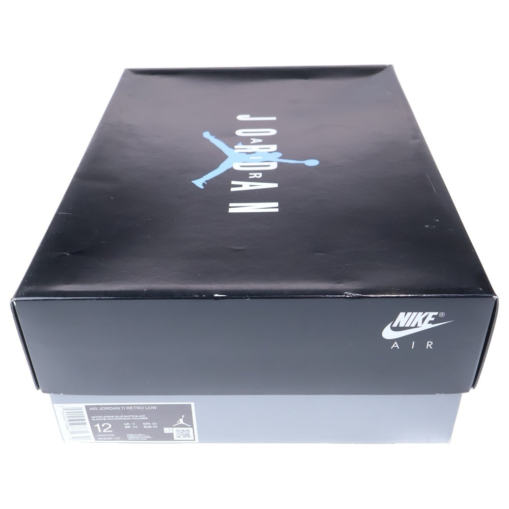 NIKE(ナイキ) AIR JORDAN 11 RETRO LOW LEGEND BLUE エアジョーダン11 レトロ レジェンドブルー ローカットスニーカー ホワイト US12/30cm AV2187-117