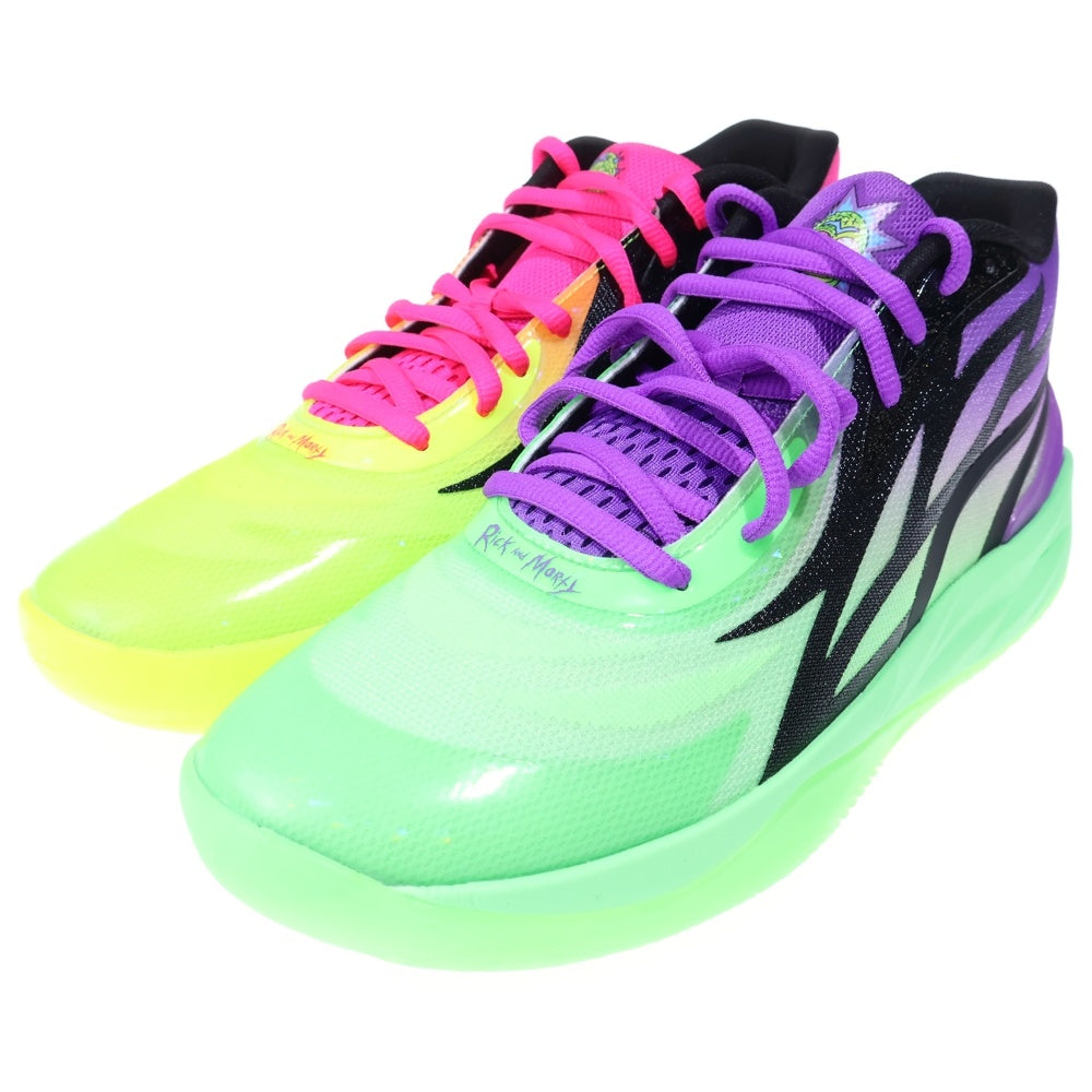 PUMA(プーマ) ×Rick and Morty LAMELO BAL MB02 リック・アンド・モーティ ラメロボール ミッドカットスニーカー マルチカラー US12/30cm 377411-02