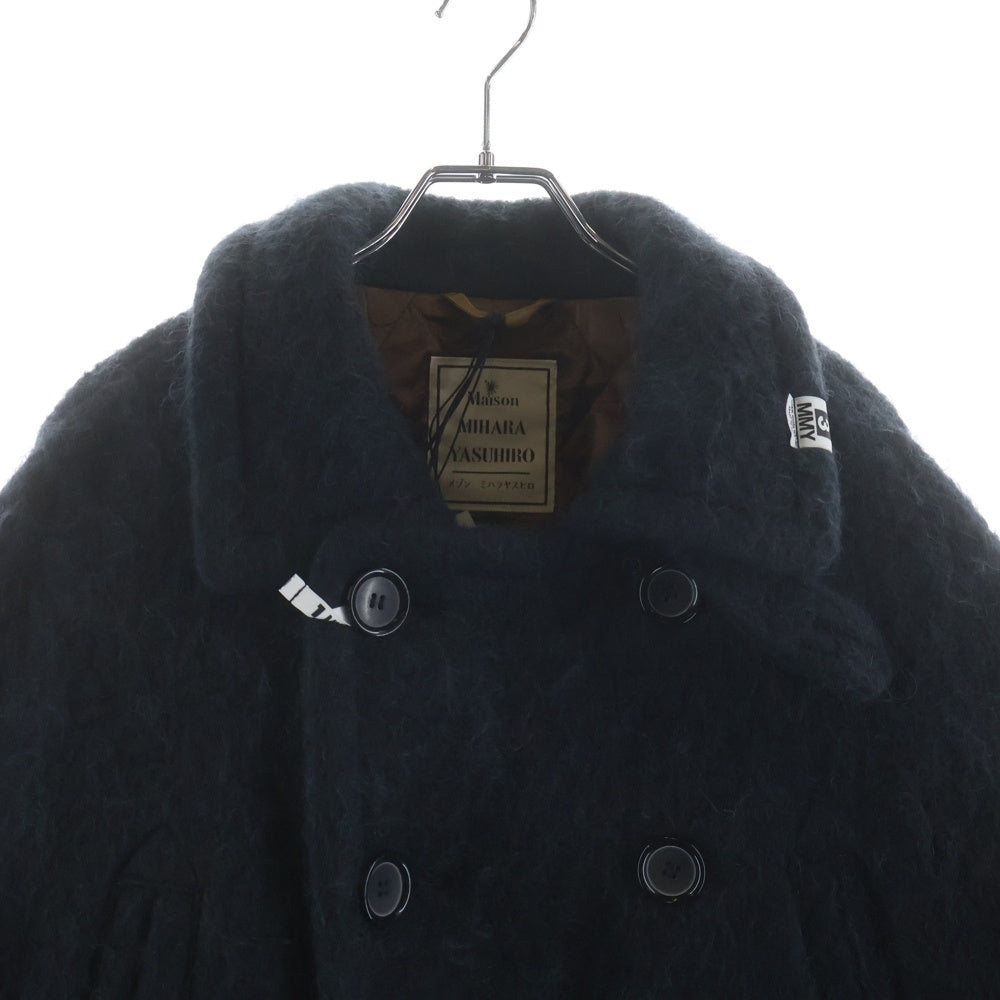 MAISON MIHARAYASUHIRO(メゾンミハラヤスヒロ) ダブルブレスト ウールシャギーロングコート ジャケット グレー K11CT001