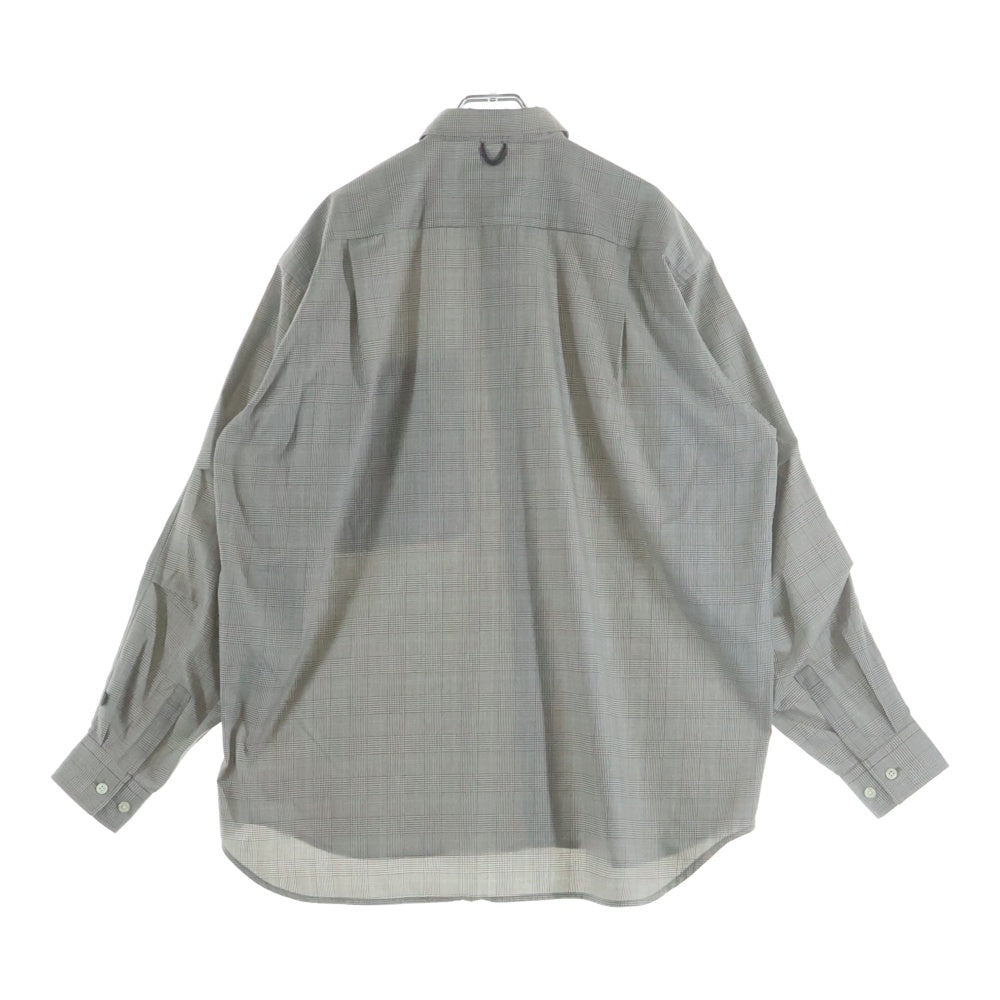 DAIWA PIER39(ダイワ ピアサーティナイン) 25AW TECH REGULAR COLLAR SHIRT テックレギュラーカラー 長袖チェックシャツ グレー BE-82025W