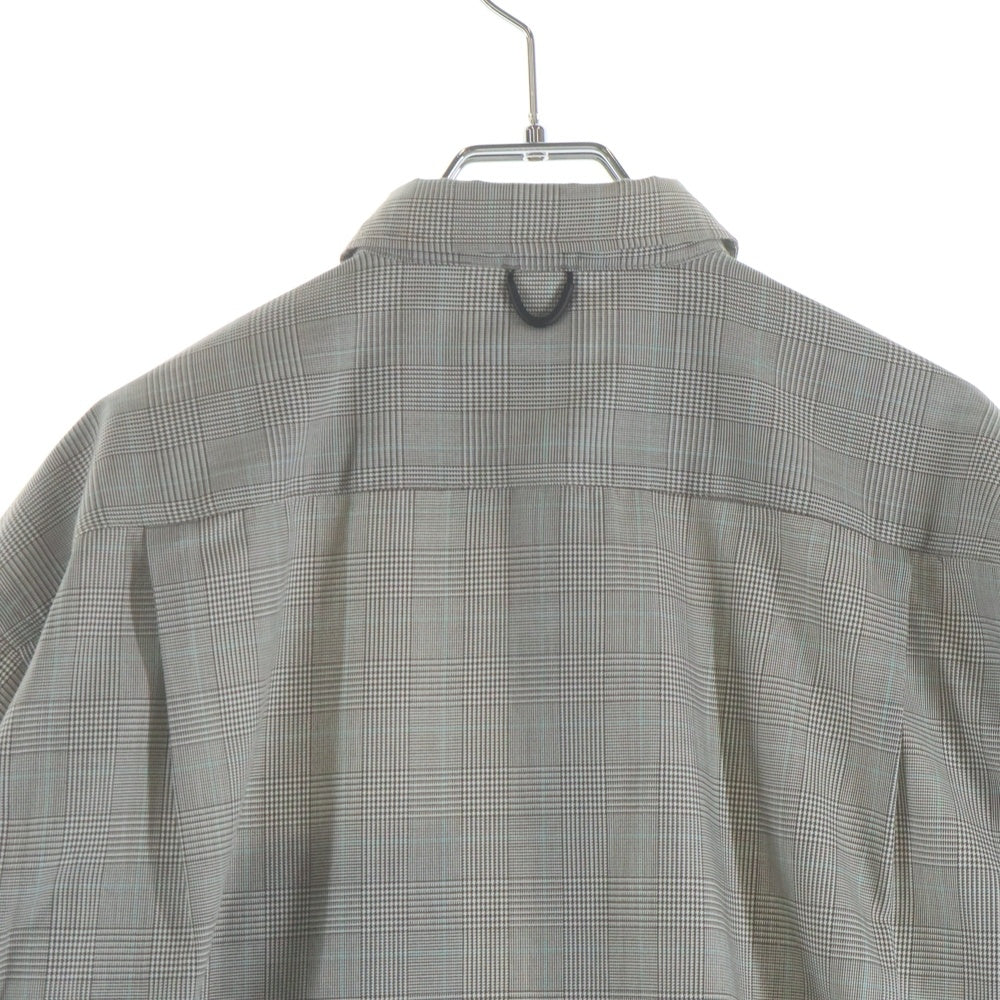 DAIWA PIER39(ダイワ ピアサーティナイン) 25AW TECH REGULAR COLLAR SHIRT テックレギュラーカラー 長袖チェックシャツ グレー BE-82025W