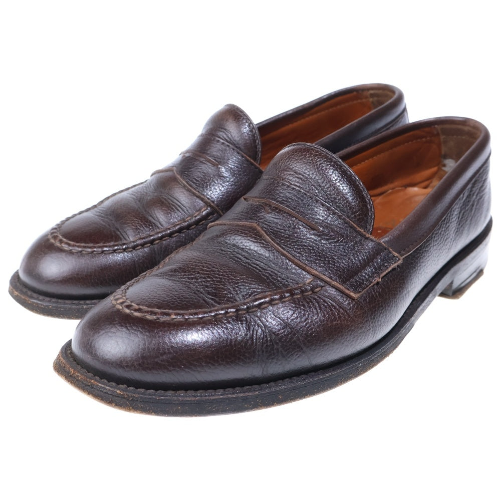 Alden(オールデン) N7202 カプリラスト レジーナグレインレザー ビジネスドレスシューズ コインローファー ブラウン