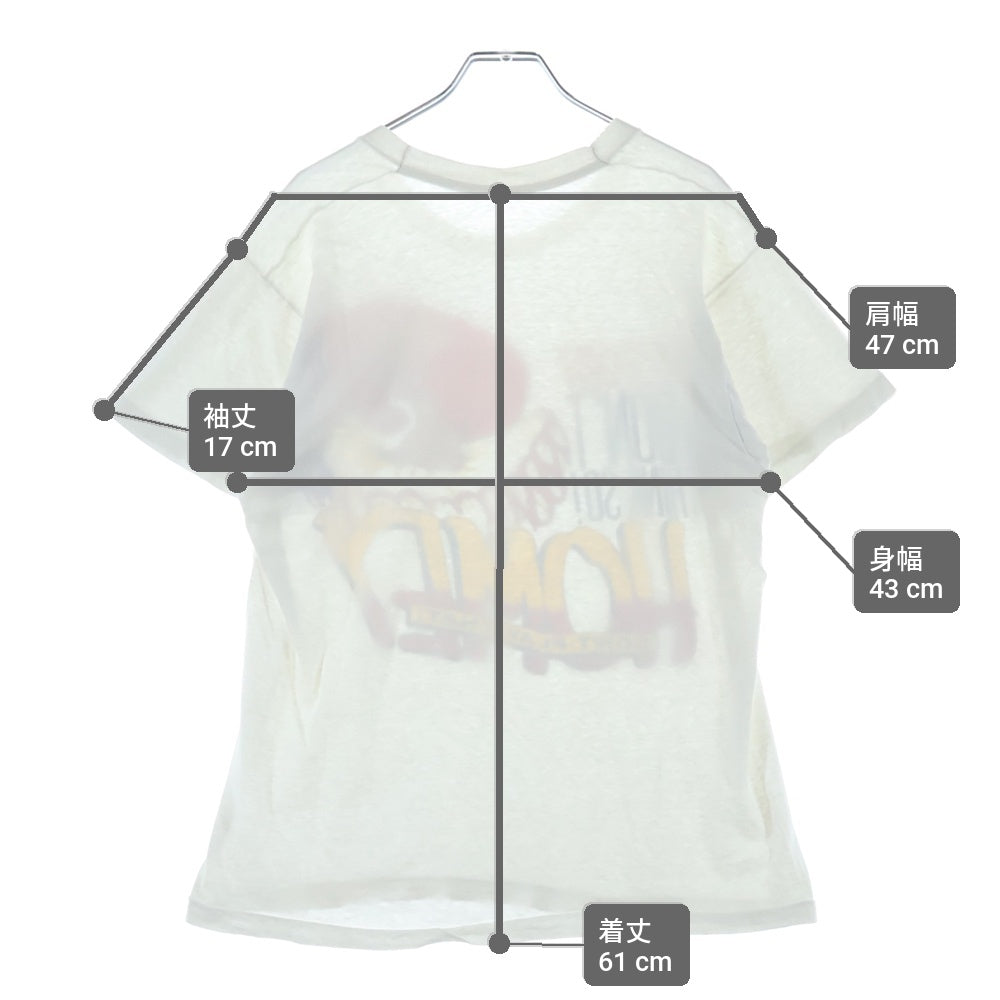 VINTAGE(ヴィンテージ) 90S VINTAGE IN LIVNG COLOR HOMEY THE COWN 1990 TEE ヴィンテージ インリビングカラー ホーミーザクラウン フロントプリントTシャツ 半袖クルーネック