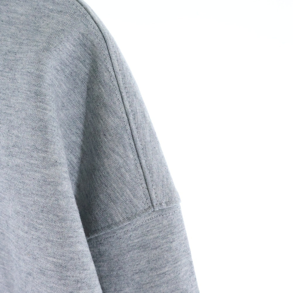 MAISON KITSUNE(メゾンキツネ) 21AW ×ADER ERROR アーダーエラー フロント フォックス ロゴエンブロイダリー プルオーバー スウェット グレー BKKFWSW04GR1