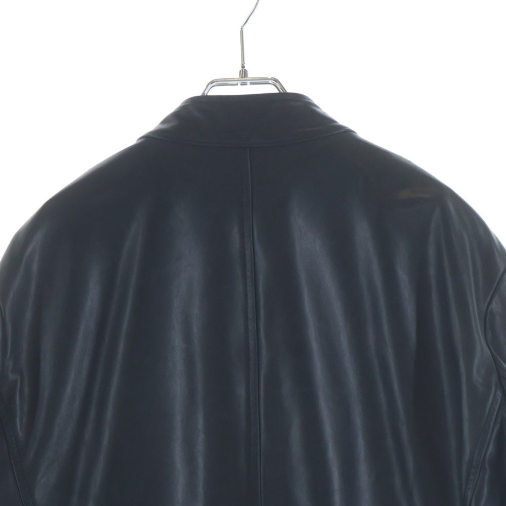 Maison Martin Margiela(メゾンマルタンマルジェラ) 09AW ここのえ期 5-ZIP LEATHER JACKET 八の字 レザー ライダースジャケット ブラック