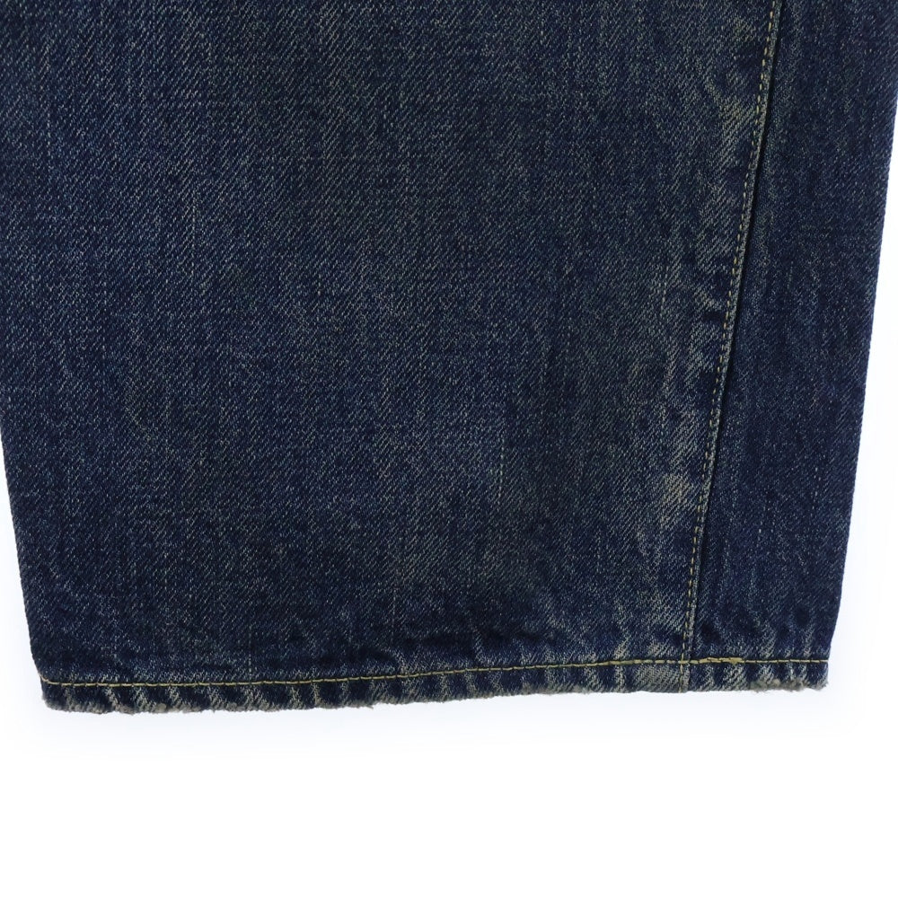 SAINT MICHAEL(セントマイケル) 25AW ×BerBerJin BB_DENIM PNT ベルベルジン ボタンフライ ストレートデニムパンツ インディゴ SM-HR1-0000-C60