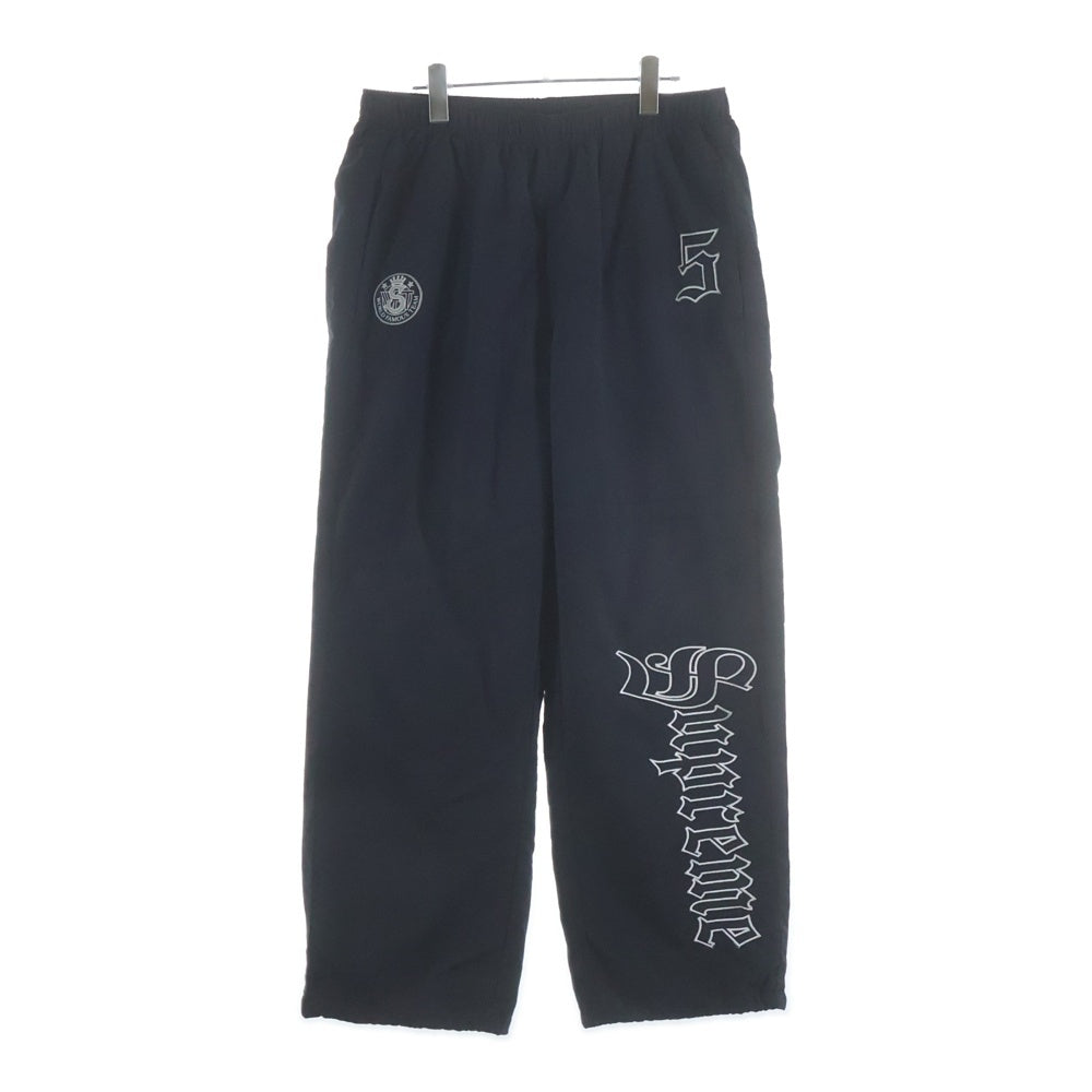 SUPREME(シュプリーム) 25SS Old English Track Pant オールドイングリッシュ ナイロン トラックパンツ ブラック