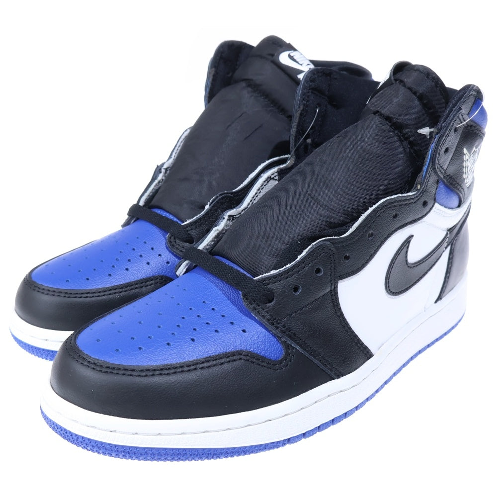 NIKE(ナイキ) AIR JODAN 1 RETRO HIGH OG エアジョーダン レトロ ハイカットスニーカー ブルー/ブラック US9.5/27.5cm 555088-041
