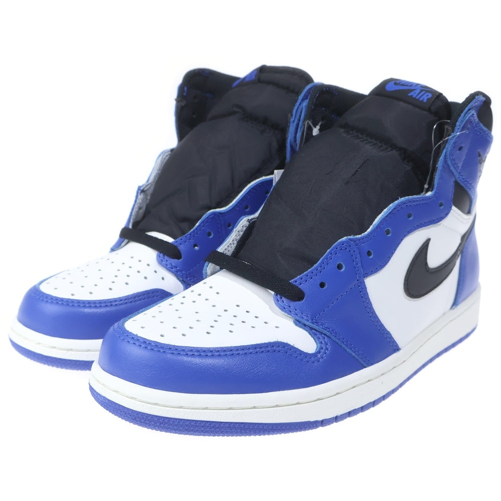 NIKE(ナイキ) AIR JODAN 1 RETRO HIGH OG エアジョーダン レトロ ハイカットスニーカー ブルー/ホワイト US9/27cm 555088-403