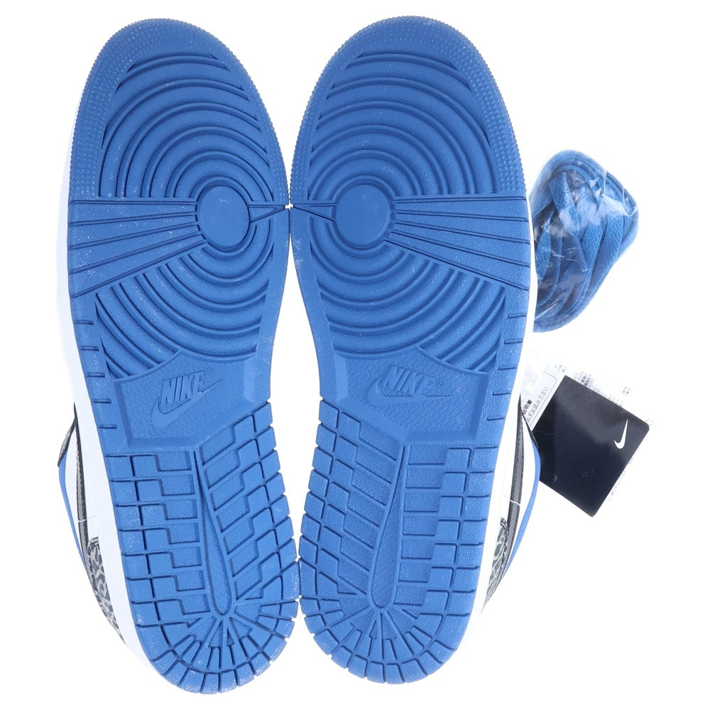 NIKE(ナイキ) AIR JODAN 1 LOW SE エアジョーダン ローカットスニーカー ブルー/グレー US9.5/27.5cm DM1199-140