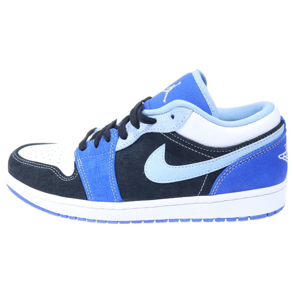 NIKE(ナイキ) AIR JODAN 1 LOW SE エアジョーダン ローカットスニーカー ブラック/ブルー US9.5/27.5cm DH0206-400