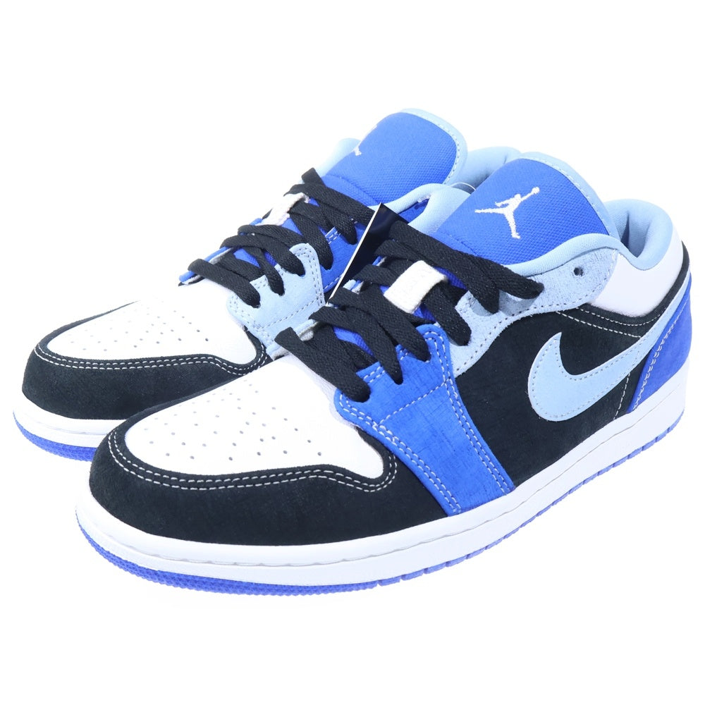 NIKE(ナイキ) AIR JODAN 1 LOW SE エアジョーダン ローカットスニーカー ブラック/ブルー US9.5/27.5cm DH0206-400