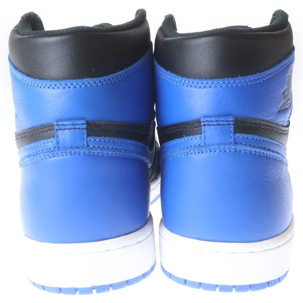 NIKE(ナイキ) AIR JODAN 1 RETRO HIGH OG エアジョーダン レトロ ハイカットスニーカー ブラック/ブルー US9.5/27.5cm 555088-007