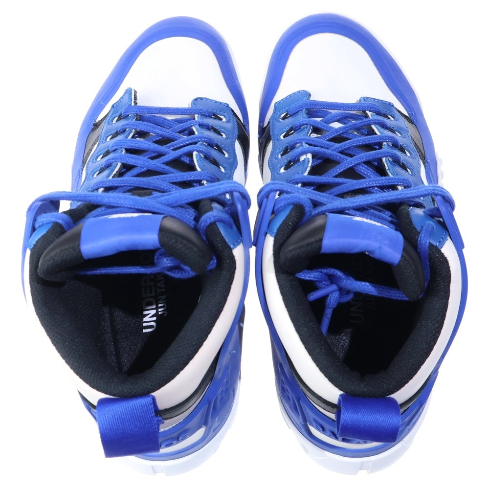 NIKE(ナイキ) ×UNDERCOVER SFB JUNGLE DUNK/UNDERCOVER アンダーカバー ジャングルダンク ハイカットスニーカー ブルー/ホワイト US9/27cm 910092-100